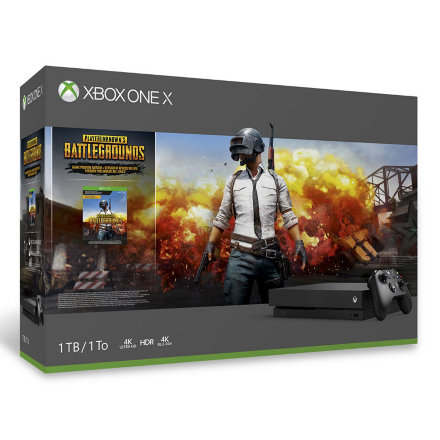 Microsoft Xbox One X 1Tb + Battlegrounds