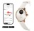 Умные часы Withings scan watch Light 37 мм, белое/розовое золото