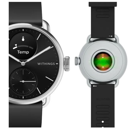 Умные часы Withings scan watch 2, 38 мм, черные
