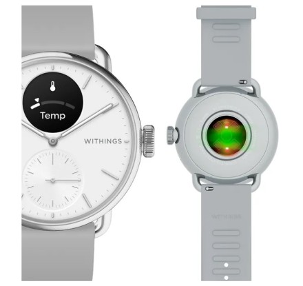 Умные часы Withings scan watch 2, 38 мм, белые