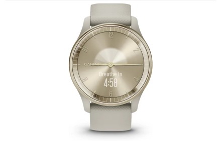 Гибридные смарт-часы Garmin Vivomove Trend, золото