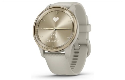 Гибридные смарт-часы Garmin Vivomove Trend, золото