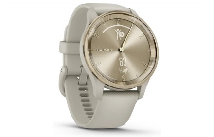 Гибридные смарт-часы Garmin Vivomove Trend, золото