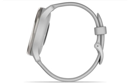 Гибридные смарт-часы Garmin Vivomove Trend, серебристые