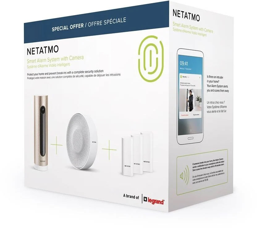 Умная система безопасности Netatmo Smart Security System With Camera Умная система безопасности Netatmo Smart Security System With Camera