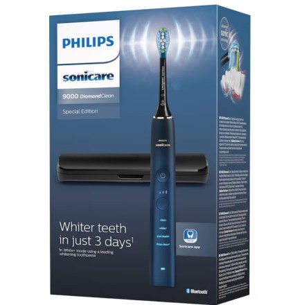 Электрическая зубная щетка Philips Sonicare DiamondClean 9000 HX991188, синяя