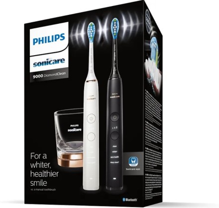 Электрическая зубная щетка Philips Sonicare DiamondClean 9000 HX9914/57, две шт
