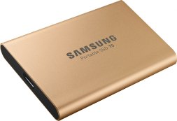 Внешний SSD Samsung Portable SSD T5 500GB Gold