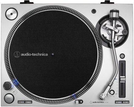 Виниловый проигрыватель Audio-Technica AT-LP140XP, серебристый