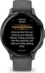 Умные часы Garmin Venu 3S, черный/темно-серый 
