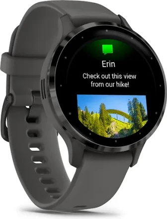Умные часы Garmin Venu 3S, черный/темно-серый 