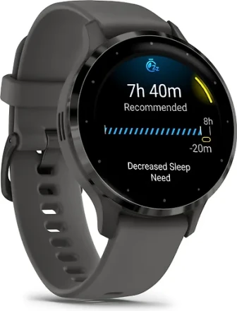 Умные часы Garmin Venu 3S, черный/темно-серый 
