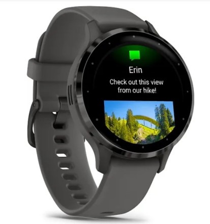 Умные часы Garmin Venu 3S, черный/темно-серый 