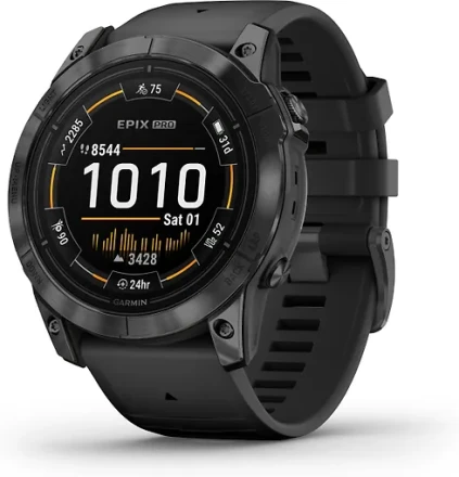 Спортивные часы Garmin Epix Pro, 51 мм, черные 