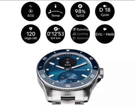 Смарт-часы Withings ScanWatch Nova Smart Watch - Синий