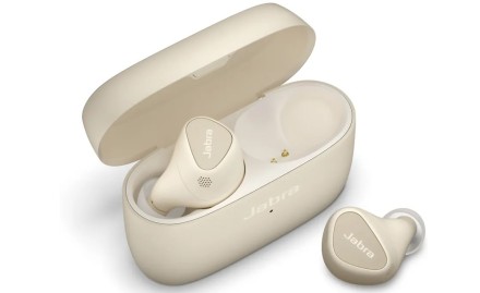 Наушники Jabra Elite 5 с шумоподавлением, золотисто-бежевые
