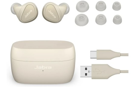 Наушники Jabra Elite 5 с шумоподавлением, золотисто-бежевые