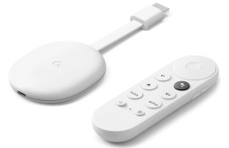 Google Chromecast 4K с беспроводным воспроизведением мультимедиа Google TV (4-е поколение)