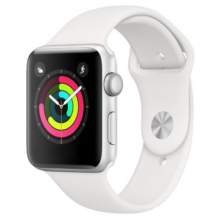 Apple Watch Series 3 38mm Aluminum Case with Sport Band Silver