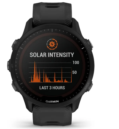 Умные часы Garmin Forerunner 955 Solar, черный