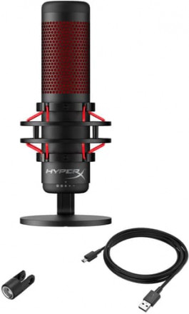 Микрофон HyperX QuadCast,черный/красный