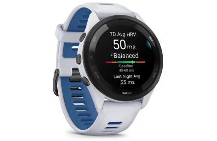 Спортивные часы Garmin Forerunner 265, белый-синий
