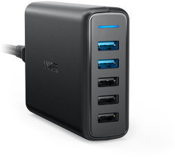 Сетевая зарядка ANKER PowerPort Speed 5 Ports 63W