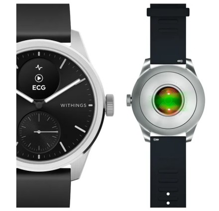 Умные часы Withings scan watch 2, 42 мм, черные 