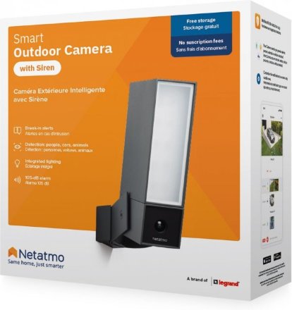 Умная камера видеонаблюдения Netatmo Smart Outdoor Camera with Siren