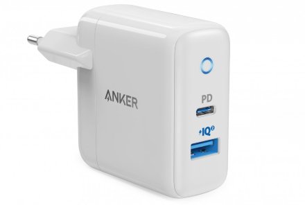  Сетевая зарядка ANKER PowerDrive PD + 2
