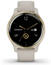 Умные часы Garmin Venu 2S Wi-Fi NFC, золото / бежевый (010-02429-11)