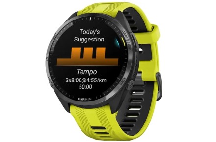 Спортивные часы Garmin Forerunner 965, желтый-черный