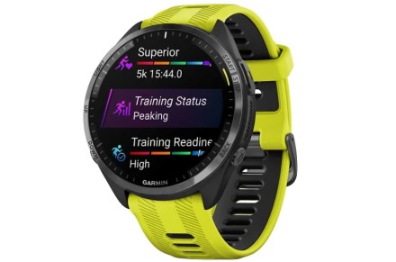 Спортивные часы Garmin Forerunner 965, желтый-черный