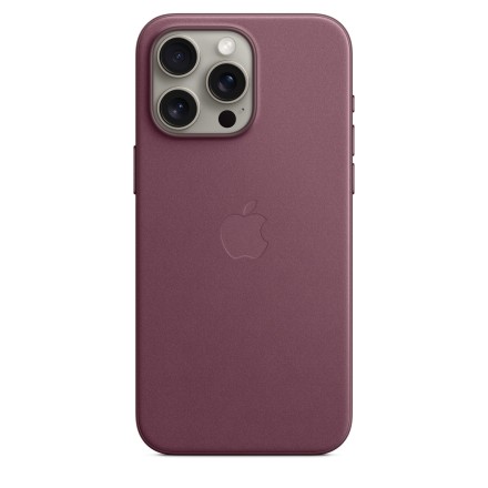 Чехол FineWoven с MagSafe для Apple iPhone 15 Pro Max, бордовый