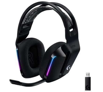 Беспроводная игровая гарнитура Logitech G733 Lightspeed, черная