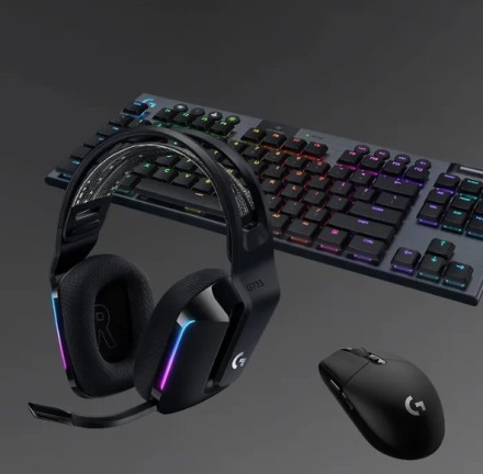 Беспроводная игровая гарнитура Logitech G733 Lightspeed, черная