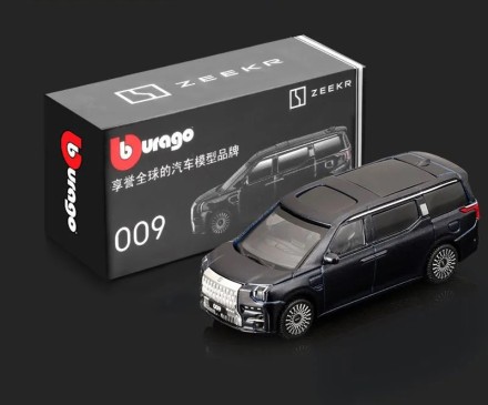 Модель автомобиля Zeekr 009, 1:43, черный