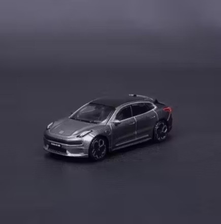 Модель автомобиля Zeekr 001, 1:43, серый