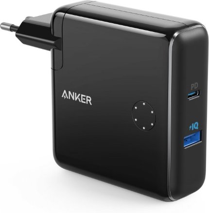 2 в 1 Аккумулятор Anker PowerCore Fusion 5000 и сетевое зарядное устройство, черный