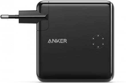 2 в 1 Аккумулятор Anker PowerCore Fusion 5000 и сетевое зарядное устройство, черный