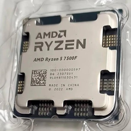 Процессор AMD Ryzen 5 7500F AM5,  6 x 3700 МГц, OEM
