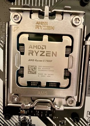 Процессор AMD Ryzen 5 7500F AM5,  6 x 3700 МГц, OEM