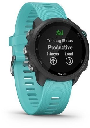 Часы Garmin Forerunner 245 Music черный/бирюзовый