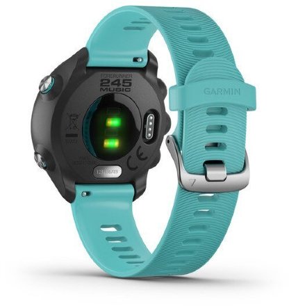 Часы Garmin Forerunner 245 Music черный/бирюзовый