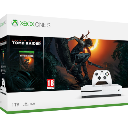 Microsoft Xbox One S 1TB + Tomb Raider