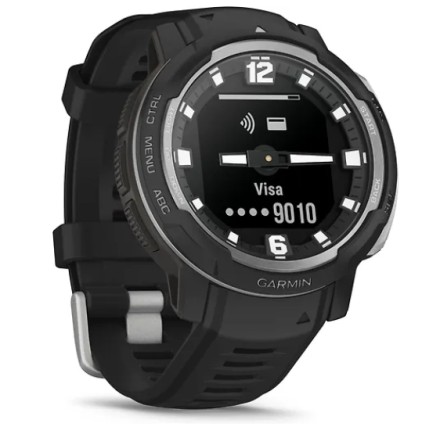 Гибридные смарт-часы Garmin Instinct Crossover, черные