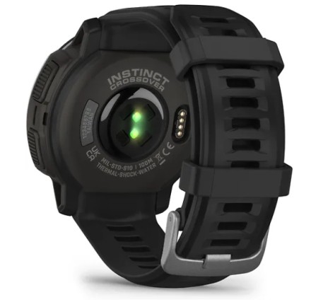 Гибридные смарт-часы Garmin Instinct Crossover, черные