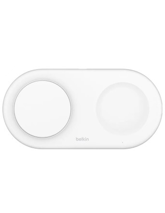 Зарядная панель Belkin BoostCharge Pro 2-в-1 Qi2, белая