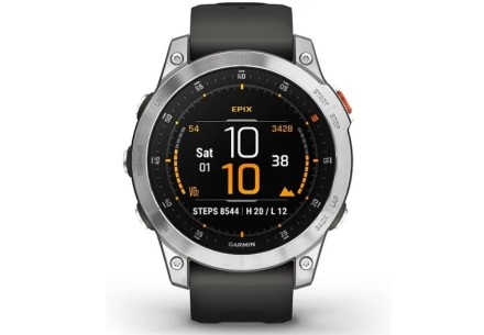 Спортивные часы Garmin Epix 2 AMOLED, темно-серый/стальной (010-02582-01)