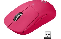 Игровая мышь Logitech Pro X Superlight, розовая